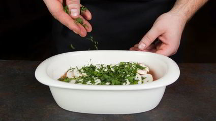 семга с сыром и грибами в микроволновке samsung