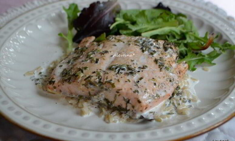 Рецепт семги с эстрагоном