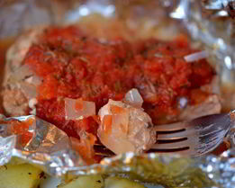 Семга в фольге