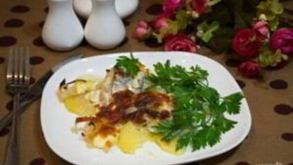 скумбрия кусочками в духовке