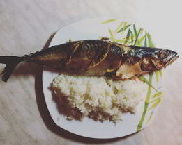 Скумбрия запеченная в рукаве