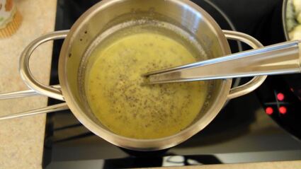 судак под маковым соусом