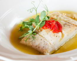 Треска в чесночном соусе