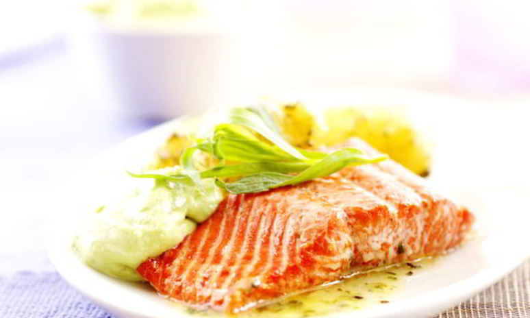 Рецепт тушенного рыбного филе с овощами по лимонным соусом