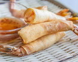 Жареные креветки в тесте