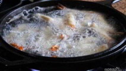 жареные креветки в тесте