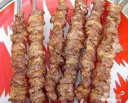 Классический шашлык из баранины