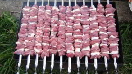 классический шашлык из баранины