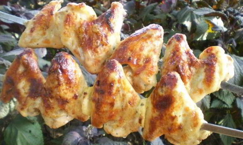 Рецепт куриного шашлыка на кефире