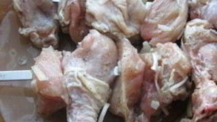 куриный шашлык с уксусом