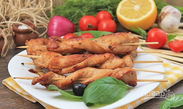 Рецепт куриного шашлыка