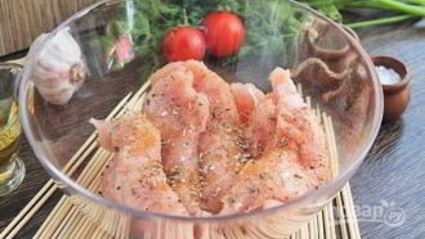 куриный шашлык