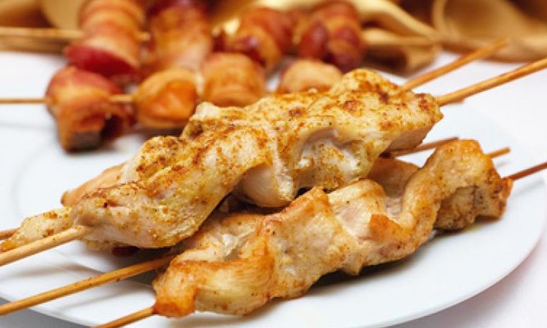 Рецепт куриных шашлычков