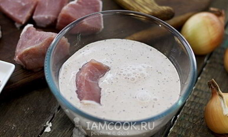Рецепт маринада для шашлыка из свинины