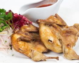 Оригинальный шашлык из перепелов