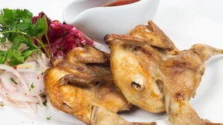 Оригинальный шашлык из перепелов