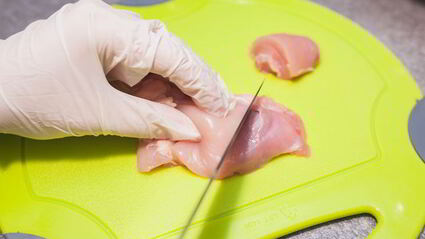 шашлычки из курицы с баклажанами