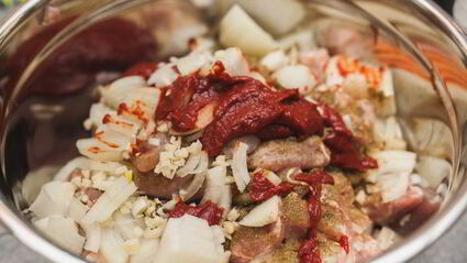 шашлычки из курицы с баклажанами