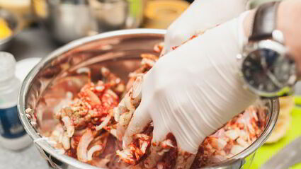 шашлычки из курицы с баклажанами