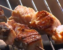 Шашлычки из семги