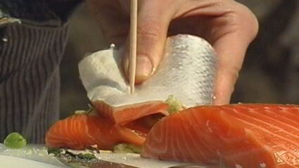 шашлычки из семги