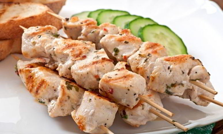 Рецепт шашлычка из куриного филе в духовке