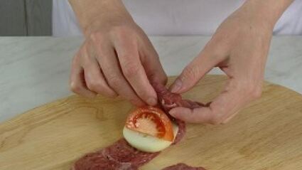 шашлык из баранины с помидорами