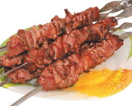 Шашлык из говядины с уксусом