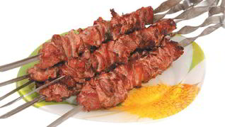 Шашлык из говядины с уксусом