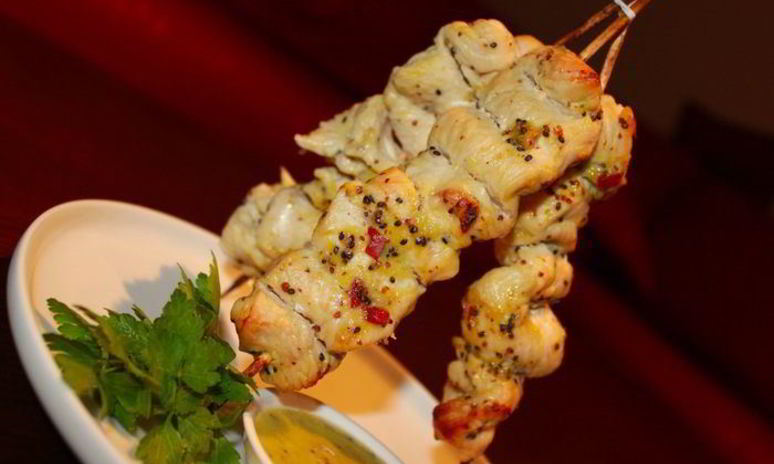 Рецепт шашлыка из индейки под киви-соусом