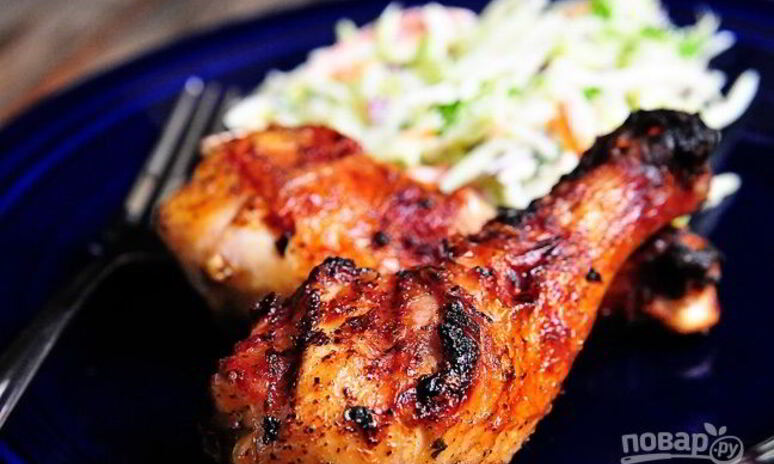 Рецепт шашлыка из куриных ножек на шампурах