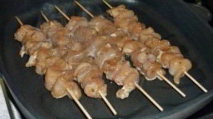 шашлык из курицы в духовке