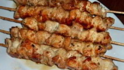 шашлык из курицы в духовке