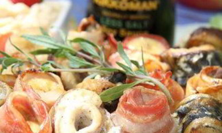 Рецепт шашлыка из рыбы с яблочным соусом