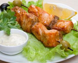 Шашлык из семги