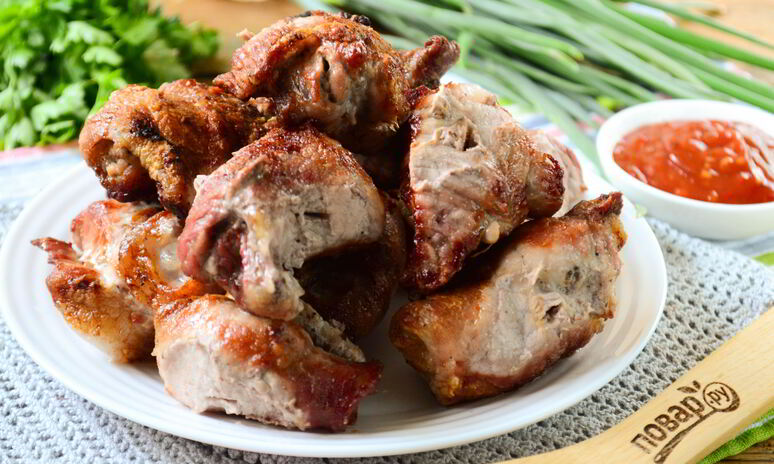 Рецепт шашлыка из свинины рулетиками