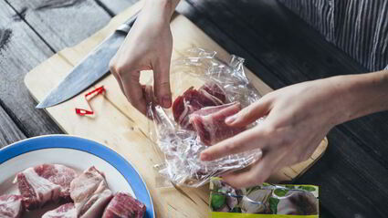 шашлык из свинины с овощами