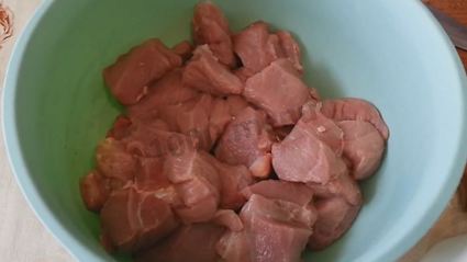 шашлык из телятины на газированной воде