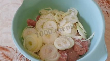 шашлык из телятины на газированной воде