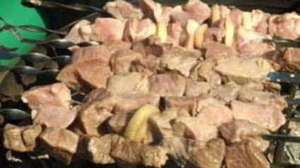 шашлык на кефире из говядины