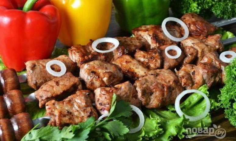 Рецепт шашлыка в кефире