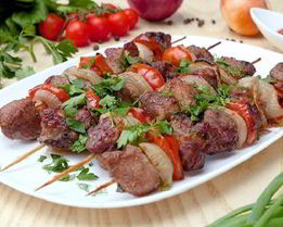 Шашлык в рукаве