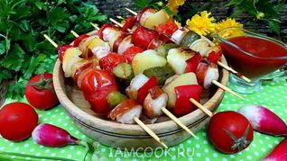 Студенческий шашлык на сковороде