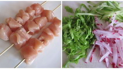 якитори-куриный шашлычок