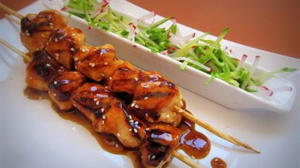 якитори-куриный шашлычок