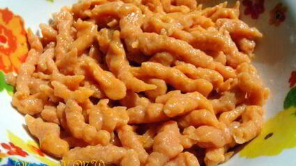 швабская домашняя лапша — томатные шпетцле