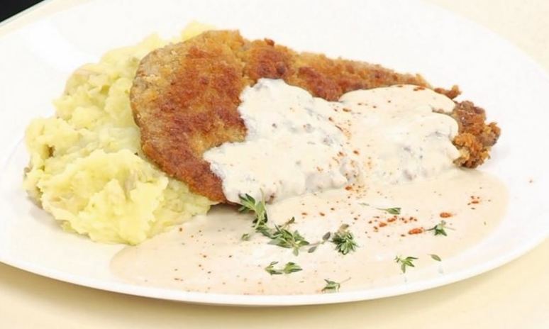 Рецепт говяжьего стейка по-куриному