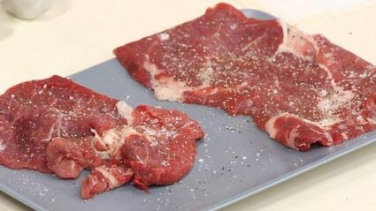 говяжий стейк по-куриному