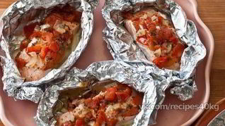 Рыбные стейки, запеченные в духовке и фольге