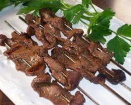 Шашлычки из стейка по-восточному